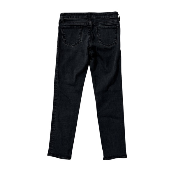 Kut From The Kloth High Rise Straight Leg Jeans Stonewash Black 6 - Picture 2 of 7